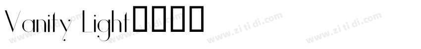 Vanity Light字体转换